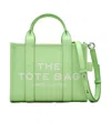 Marc Jacobs Medium Logo Leather Tote Bag In Green