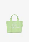 Marc Jacobs Small Grained Leather Tote Bag In Green