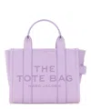 Marc Jacobs The Leather Small Tote Bag Wisteria In Violet