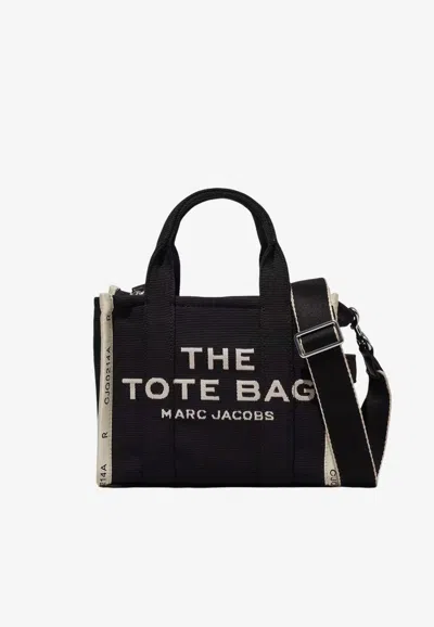 Marc Jacobs Small Jacquard Tote Bag In Black