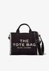 Marc Jacobs Black Canvas The Tote Shopping Bag In Black