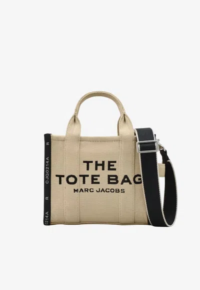 Marc Jacobs Small Jacquard Tote Bag In Sand