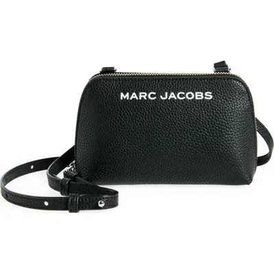 Marc Jacobs Small Leather Crossbody Bag In Black