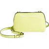 Marc Jacobs Small Leather Crossbody Bag In Limoncello