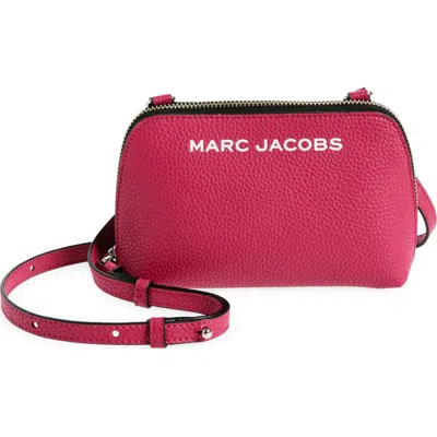 Marc Jacobs Small Leather Crossbody Bag In Lipstick