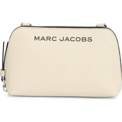 Marc Jacobs Small Leather Crossbody Bag In Marshmallow