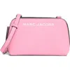 Marc Jacobs Small Leather Crossbody Bag In Petal Pink