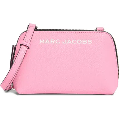 Marc Jacobs Small Leather Crossbody Bag In Petal Pink