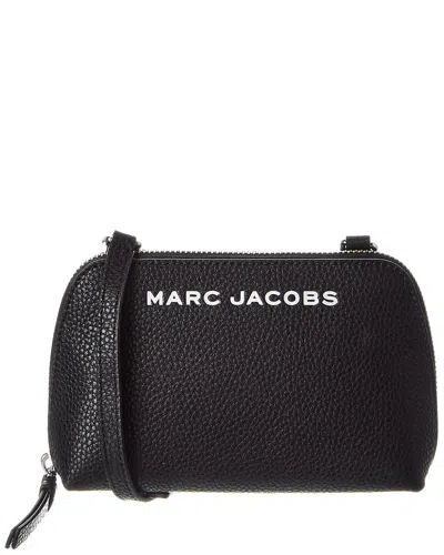 Marc Jacobs Small Leather Crossbody Pouch In Black
