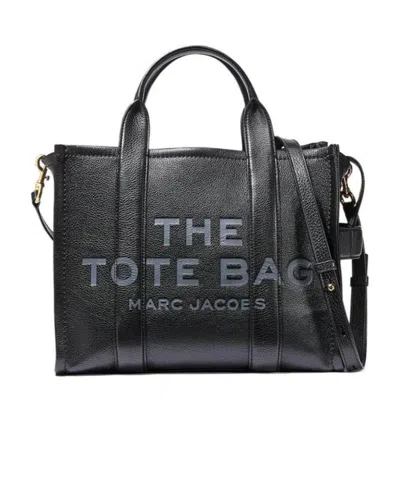 Marc Jacobs Small Leather Handbag In Black