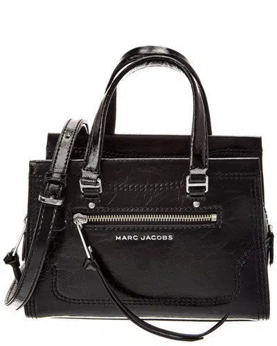 Marc Jacobs Small Leather Satchel In Black