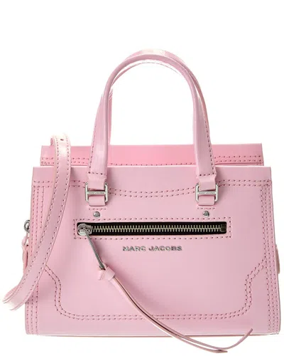 Marc Jacobs Small Leather Satchel In Pink