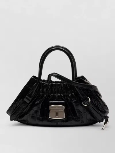 Marc Jacobs Small Leather Satchel Shoulder Bag In Black