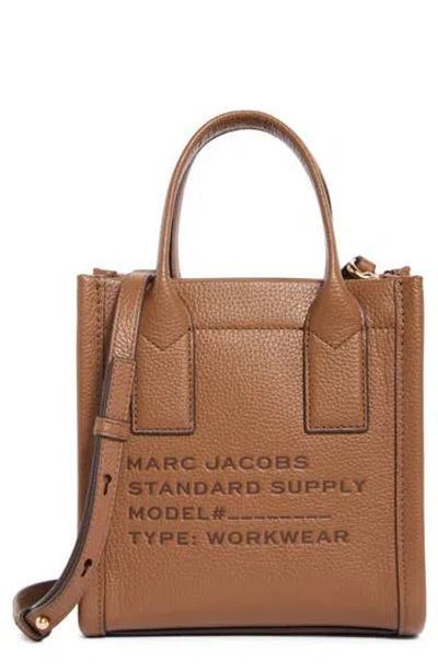 Marc Jacobs Small Leather Standard Supply Tote In Brown