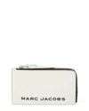 MARC JACOBS MARC JACOBS SMALL LEATHER TOP ZIP WALLET