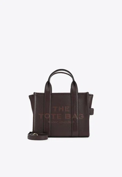 Marc Jacobs Small Leather Tote Bag In Brown