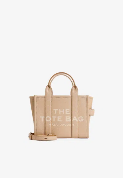 Marc Jacobs Small Leather Tote Bag In Camel
