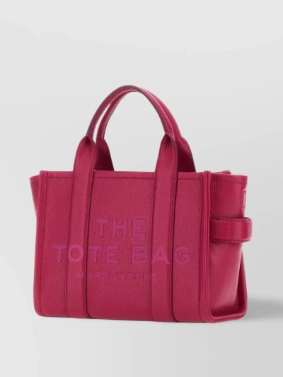 MARC JACOBS SMALL LEATHER TOTE BAG WITH ADJUSTABLE STRAP