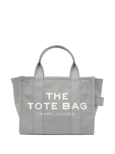 Marc Jacobs Small Logo-detail Tote Bag In Gray