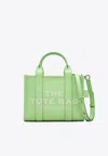 Marc Jacobs Compact Leather Tote With Removable Shoulder Strap In Green