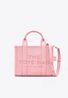 Marc Jacobs The Leather Small Tote Bag Ribbon Pink In Pink