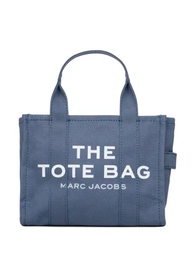 Marc Jacobs Small Logo Tote Bag In Blue