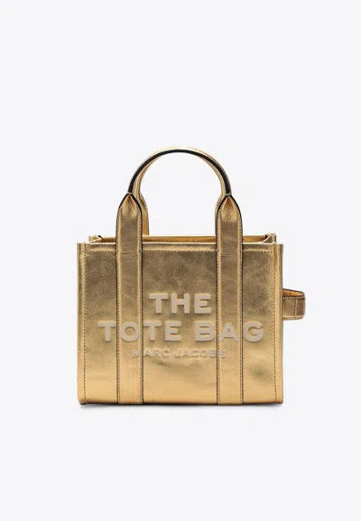 Marc Jacobs Small Metallic Leather Tote Bag