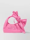 Marc Jacobs Mini Pink The Bow Nylon Bag In Pink