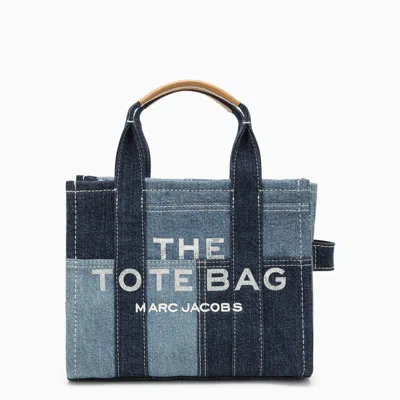 Marc Jacobs Small Patchwork Denim Tote Bag In Blue