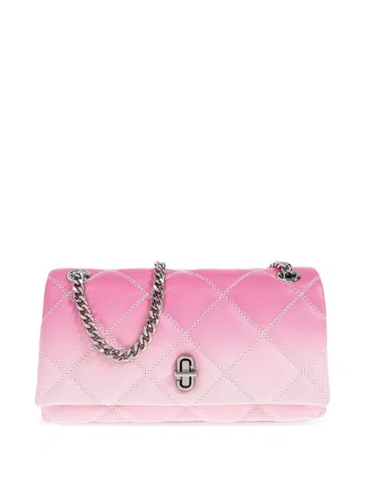 MARC JACOBS MARC JACOBS SMALL QUILTED DUAL CHAIN CROSSBODY BAG