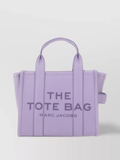 Marc Jacobs Purple Leather The Mini Tote Bag In Light Purple