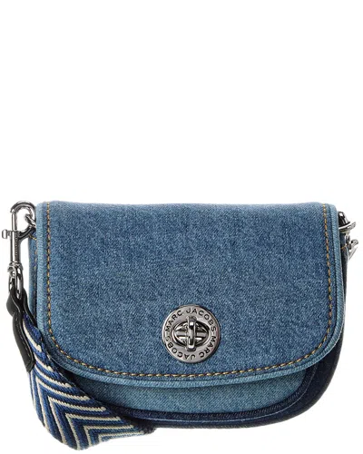 Marc Jacobs Small Saddle Bag In Blue