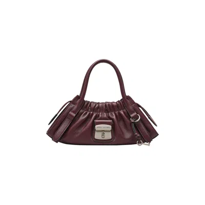 Pre-owned Marc Jacobs Small Satchel Cristina Bag 'dark Plum' | Red | Women's Size Onesize