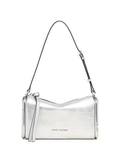 Marc Jacobs Scene Small Leather Shoulder Bag In Silver