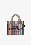 Marc Jacobs The Small Stripe Mesh Rope Tote Bag In Multi