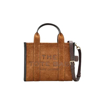 Pre-owned Marc Jacobs Small Suede Leather Blocked Tote Bag 'copper' | Women's Size Onesize In Brown