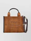 Marc Jacobs Small Suede Tote Bag With Adjustable Strap In Brown