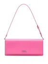 Marc Jacobs The Mirror Shoulder Leather Bag In Pink