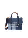 MARC JACOBS SMALL THE TOTE BAG IN BLUE DENIM