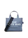 Marc Jacobs Air Force Blue Canvas Mini The Tote Bag Handbag In Blue