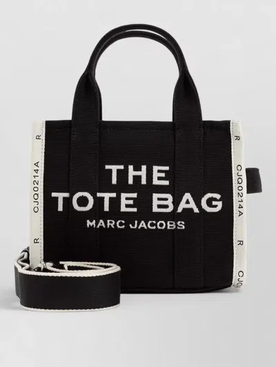 Marc Jacobs Small Tote Bag Contrast Trim Handles Strap
