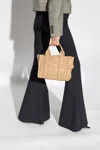 Marc Jacobs Borsa A Mano The Leather Small Tote Bag Camel In Beige