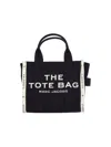 Marc Jacobs The Small Logo Jacquard Tote Bag In Black  