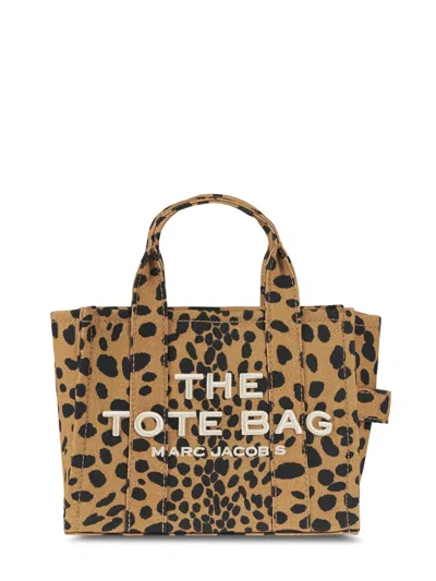 Marc Jacobs Small Tote Bag With Playful Leopard Print In Brown