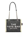 Marc Jacobs The Denim Chain Small Tote Bag In Black