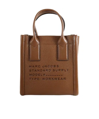 Marc Jacobs Small Tote Leather Standard Supply Bag In Brown