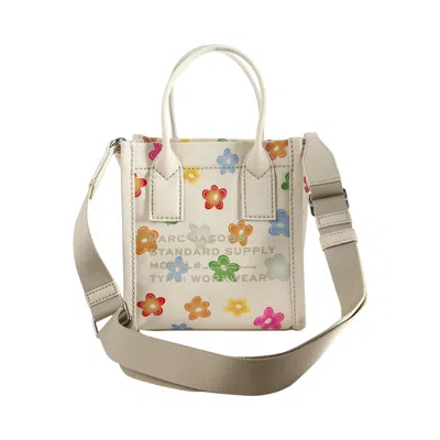Pre-owned Marc Jacobs Small Tote Wild Daisy Canvas Standard Supply Bag 'white/multicolor' | Women's Size Onesi