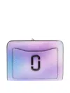 Marc Jacobs Snapshot Airbrush Wallet In Purple
