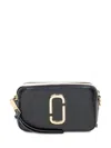 Marc Jacobs Leather Shoulder Bag With Gold-colored Details In Black