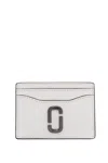 Marc Jacobs Porta Carte The Utility Snapshot Card Case In Black/white (white)